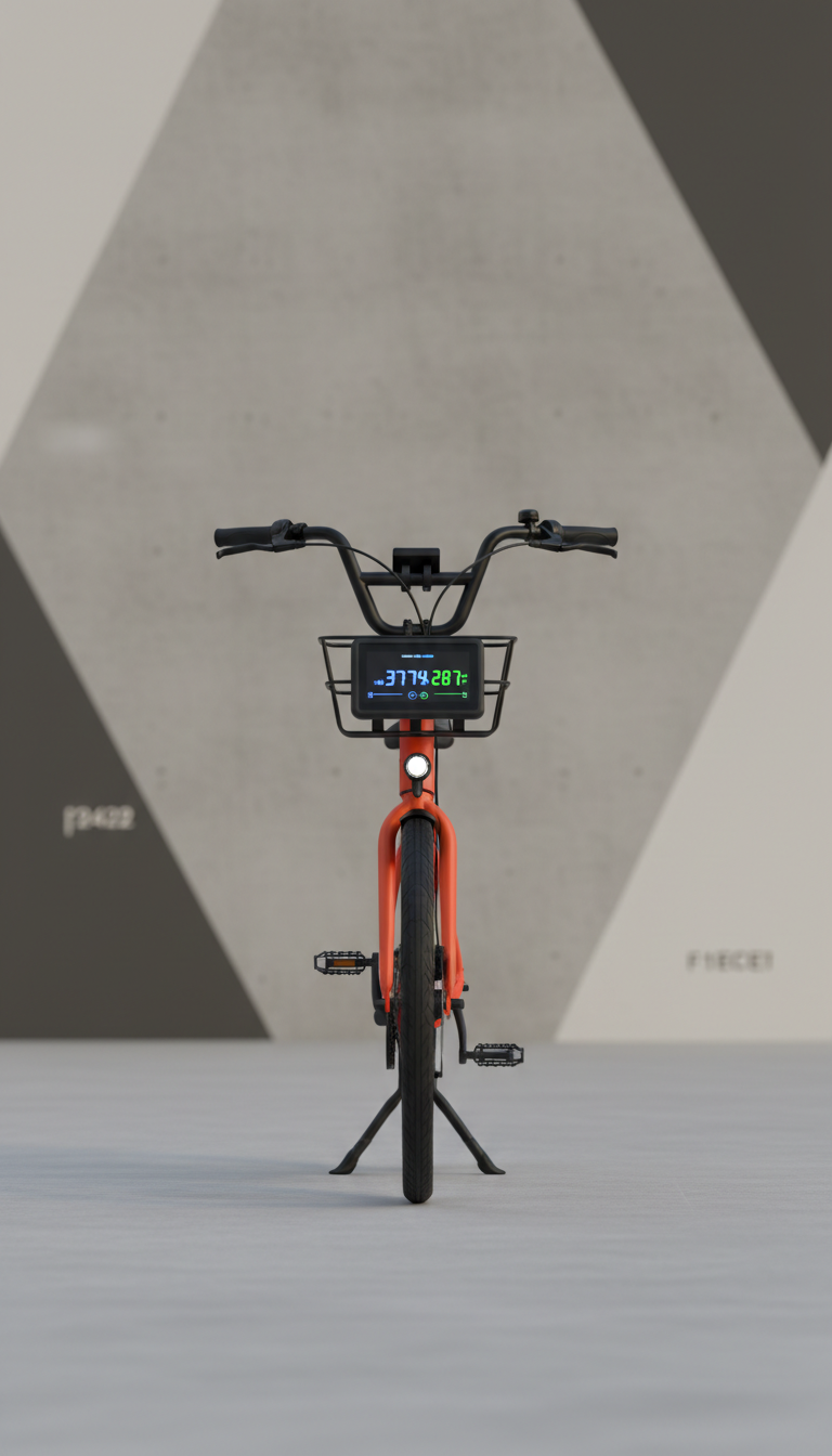 Signal Orange Quad urban e-bike